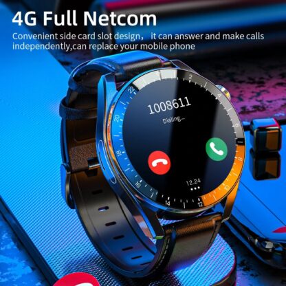 LOKMAT APPLLP 9 SIM Card WiFi Camera GPS MTK6737 2GB 16GB Android 10 1.43 inch 400*400px Screen Dual Mode Dual Chip Quad Core 4G Smart Watch Phone - Black - Image 5