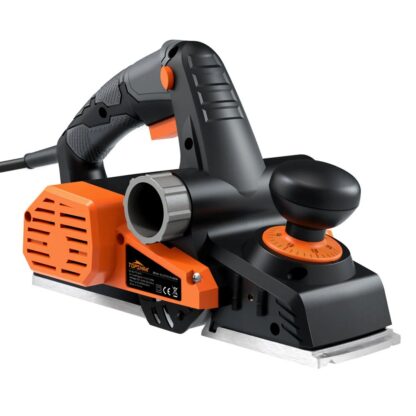 TOPSHAK TS-EP2 7.5-Amp Electric Hand Planer 14500Rpm 3-1/In Wood Planer for Woodworking Chamfer Home DIY Dual Side Dust Outlet - 110V US Plug - Image 2