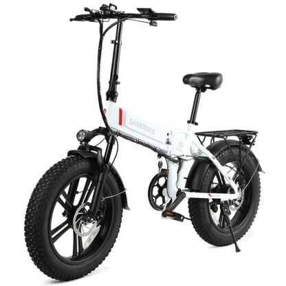 [USA Direct] SAMEBIKE LOTDM200 10Ah 48V 350W 20 Inches Moped Electric Bike Smart Folding Bike 80-90km Mileage Max Load 120kg - Black - Image 2