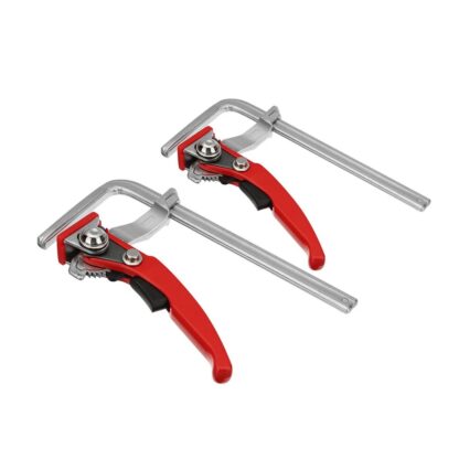 VEIKO 2PCS Alloy Steel Upgrade Quick Ratchet Track Saw Guide Rail Clamp MFT Clamp for MFT Table and Guide Rail System Woodworking Clamp - Image 2