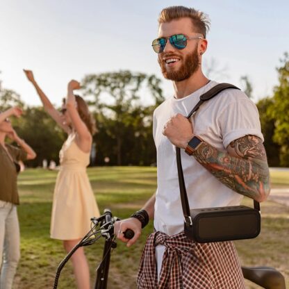 BlitzWolf® BW-WA5 100W Wireless Speaker bluetooth Speaker Triple Drivers Deep Bass TWS Stereo 3EQ Mode IPX6 Waterproof Portable Outdoor Speaker - Black - Image 2