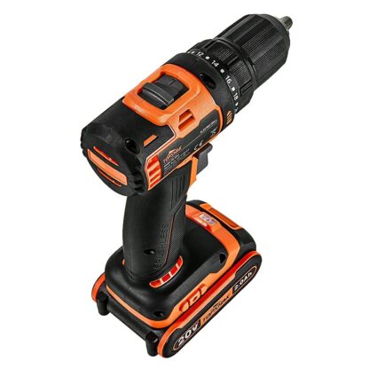 TOPSHAK TS-ED4 20V 13mm Brushless Electric Drill 45N.m Torque 0-1650RPM Variable Speed W/1pc Battery EU/US Plug and 43pcs Accessories - US Plug - Image 3