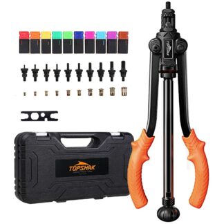 TOPSHAK RG2 Rivet Nut Riveter Double-handled Ram Tool Automatic Paragraph Nut Tool, Professional Pull Rivet Nut Machine