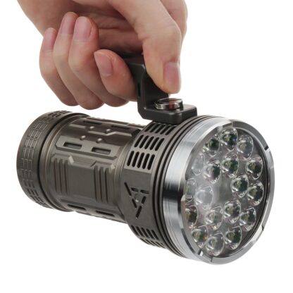 Astrolux® MF01X 18x SFQ43 21000LM 871M 190000CD Anduril UI Power Bank Flashlight 3*21700 Battery Type-C Input&Output High Performance LED Torch Super Bright Strong Spotlight, Handle and Luminous Tube Optional - Black without handle - Image 5