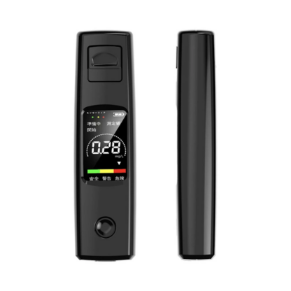 A20 Portable Alcohol Tester High Sensitivity Breathalyzer HD Display Non-contact Type-C Charging 200mAh Battery - Black - Image 4