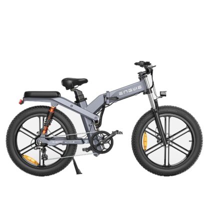 [US DIRECT] ENGWE X26 19.2Ah 7.5Ah Dual Batteries 1000W Folding Electric Bike 20*4.0 Inch Fat Tire 120-150km Mileage Range E Bike for Mountain Snowfield Road Triple Suspension System Dual Oil Disc Brake for All-Terrain Roads Mountain E-Bike - Image 3
