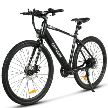 [USA Direct] SAMEBIKE XWP10 36V 10.4AH 350W 27 Inches Electric Bike Smart Bike 40-80km Mileage Max Load 120kg With Dics Brake - Grey