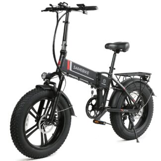 [USA Direct] SAMEBIKE LOTDM200 10Ah 48V 350W 20 Inches Moped Electric Bike Smart Folding Bike 80-90km Mileage Max Load 120kg - Black