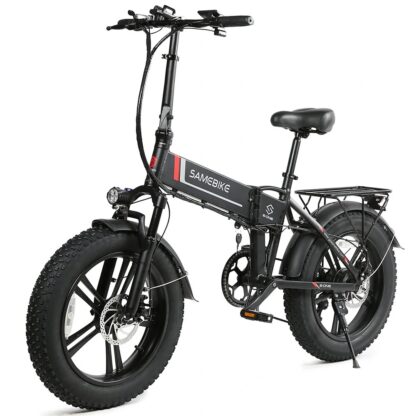 [USA Direct] SAMEBIKE LOTDM200 10Ah 48V 350W 20 Inches Moped Electric Bike Smart Folding Bike 80-90km Mileage Max Load 120kg - Black