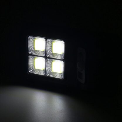 Solar Powered LED COB Street Light PIR Motion Sensor Outdoor Garden Wall Lamp+Remote Control - D - Image 3