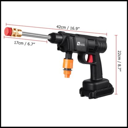 2000W 90Bar 22000mAh Cordless High Pressure Car Washer Spray Water Pump Portable Car Wash Pressure Cleaner Cleaning Machine - No battery - Image 2