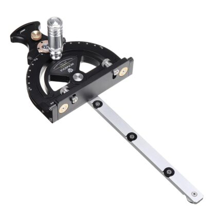 HONGDUI HD-TB01 Precision Miter Gauge 0-70 Degree Woodworking Table Saw Push Handle 70 Angles Assembly Angle Ruler with Quick 0° 22.5° 45° 67.5° Setting - Image 2