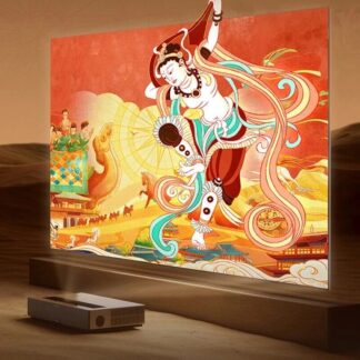 FENGMI Formovie 4K Iaser Projector T1 ALPD RGB+ Panchromatic 2800 ANSI Lumens 5G WIFI MEMC Automatically Eletric Focus Keystone Correction 3+64GB WIFI FENG OS 10.7Billion Color Display Home Cinema