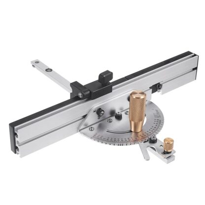 Wnew Brass Handle 450mm 27 Angle Miter Gauge With Box Jiont Jig Track Stop Table Saw Router Miter Gauge Saw Assembly Ruler For Woodworking Tools - Image 4