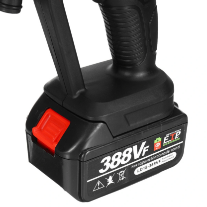 388VF High-pressure Water Pump Car Waher Guns Portable Cordless Electric Sprayer Cleaner Tools - One Battery - Image 6