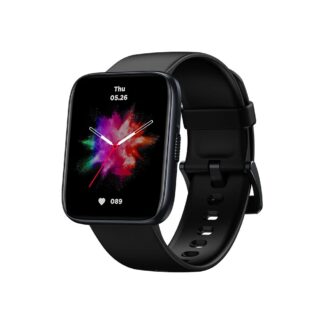 Zeblaze Beyond 2 Corning Gorilla Glass 1.78 inch 390*450px HD AMOLED Screen Always-on Display Heart Rate SpO2 Monitor Accurate Built-in GPS 200+ Watch Faces 5ATM Waterproof Smart Watch - Black