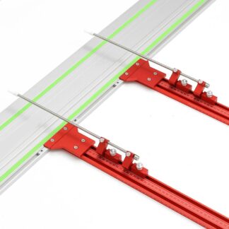 FONSON Upgraded Aluminum Alloy Parallel Guide System for Repeatable Cuts for Track Saw Rail Fit for Festool Woodworking Tools Hook Upgrade - Imperial