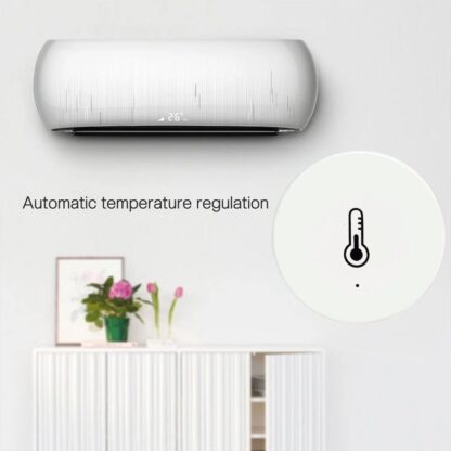Tuya ZIGBE Temperature and Humidity Sensor with Siren Intelligent APP Remote Control Thermometer Hygrometer Detector - Image 5