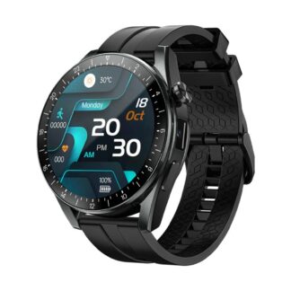 LOKMAT APPLLP 9 SIM Card WiFi Camera GPS MTK6737 2GB 16GB Android 10 1.43 inch 400*400px Screen Dual Mode Dual Chip Quad Core 4G Smart Watch Phone - Black