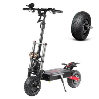LAOTIE® Ti30 Landbreaker 60V 38.4Ah 21700 Battery 5600W Dual Motor Foldable Electric Scooter Road Tire 140km Mileage 200kg Max Load USA Plug