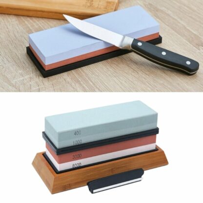 Grit Premium Whetstone Cut Sharpening Stone Sharpen Stone 400/1000+3000/8000 / 400/1000 - 1 - Image 2