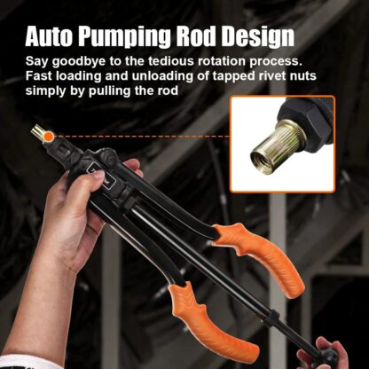 TOPSHAK RG2 Rivet Nut Riveter Double-handled Ram Tool Automatic Paragraph Nut Tool, Professional Pull Rivet Nut Machine - Image 4